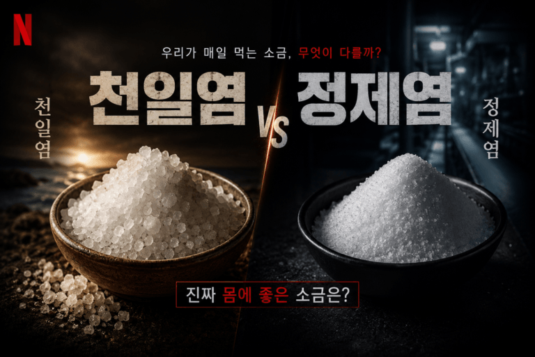 천일염 vs 정제염, 진짜 몸에 좋은 소금은?