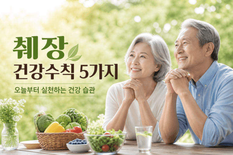 췌장암 초기증상, 5가지 예방법 공개