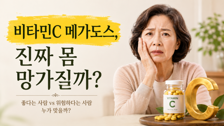 비타민C 메가도스, 몸에 좋을까 독이 될까? 찬반 20가지 완벽정리